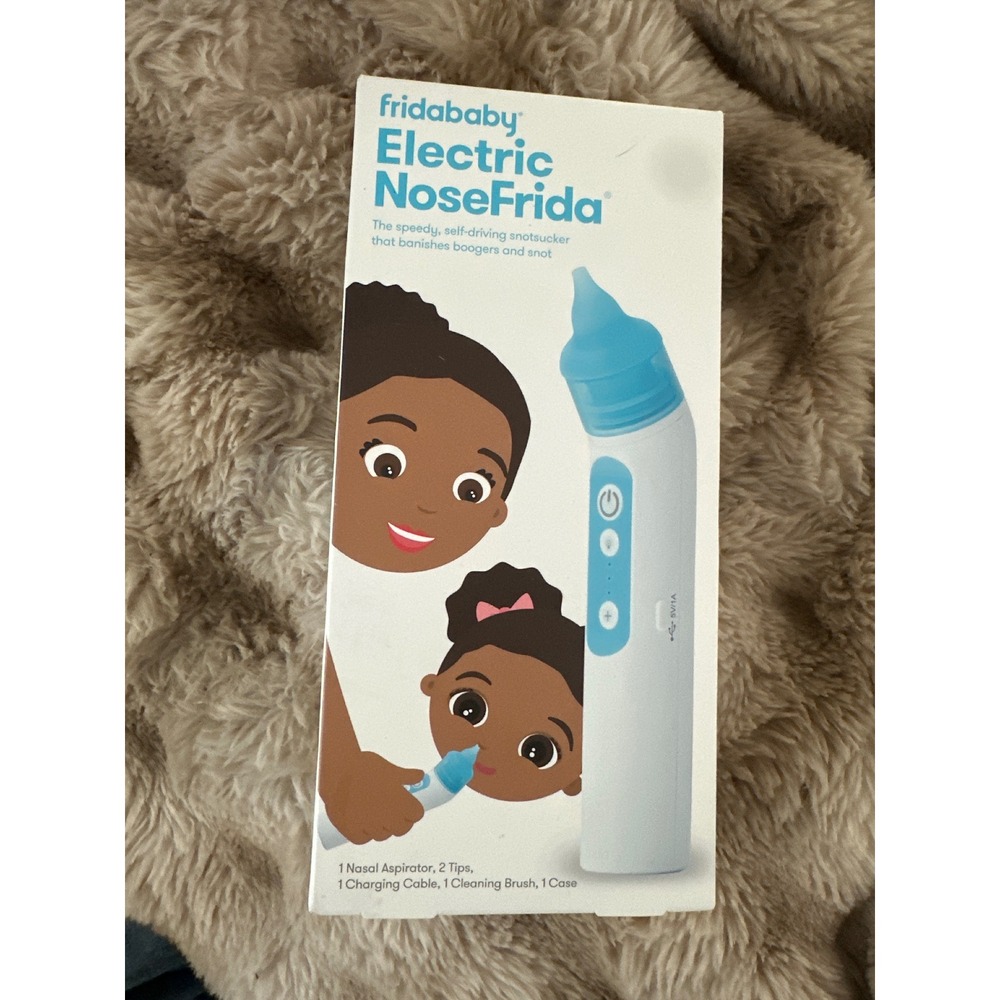 FridaBaby Electric‎ NoseFrida Nasal Aspirator 3 Suction Levels USB Rechargeable
